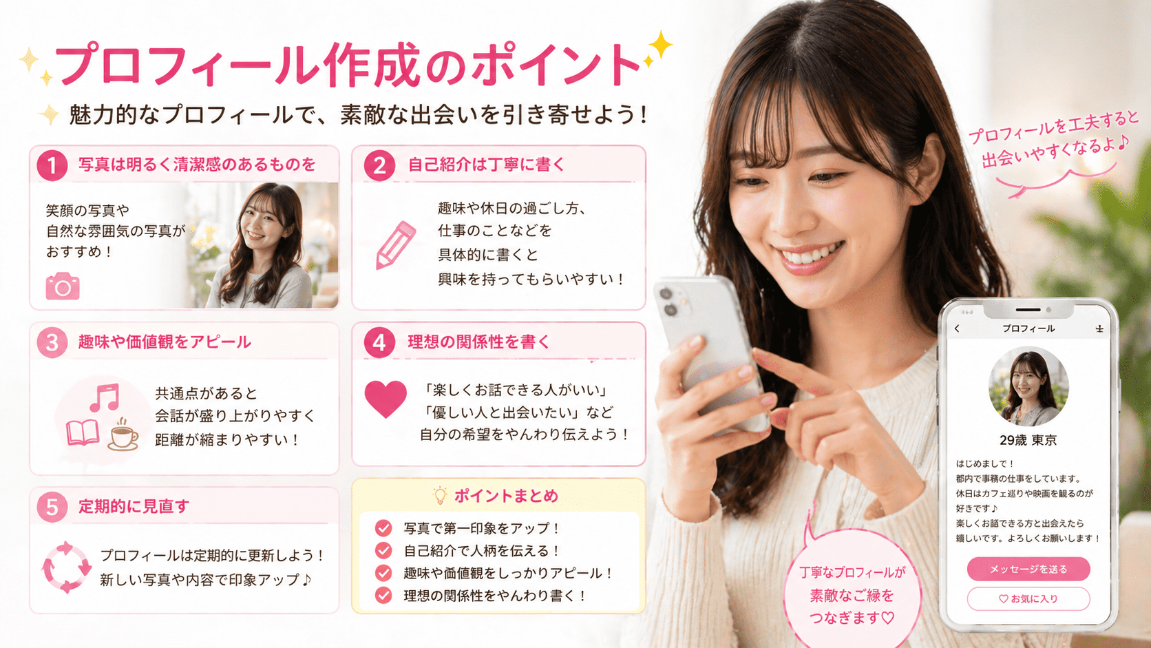 プロフィール作成